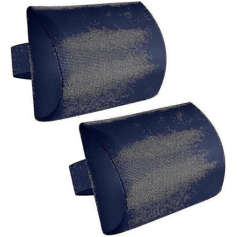 Coussin de soutien cervical, appui-tête pour fauteuil inclinable, coussin cervical ergonomique réglable, compatible avec chaises, fauteuils inclinables, fauteuils, bleu. (1/5)