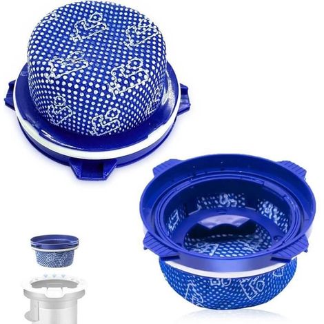 Filtres pour Aspirateur - AQSACOKIYA - Samsung Jet 90/75/70/60/VS9000RL - Lot de 3 - Micro Filtre Lavable (1/4)
