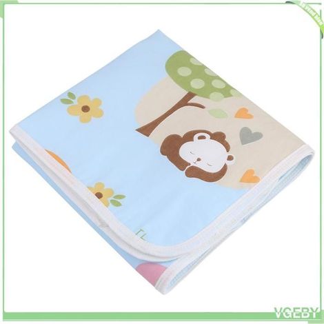 Fafeicy Matelas à langer Tapis d'urine en coton pour bébé, couche-culotte, literie, housse à langer, A parfum moussant (1/5)