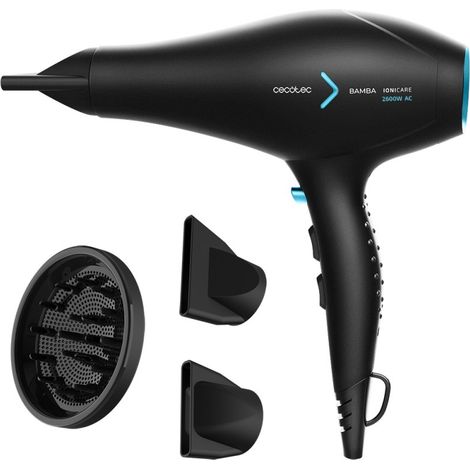 Asciugacapelli AC da 2600 W di potenza, con funzione ionizzatore e grande flusso. (1/5)