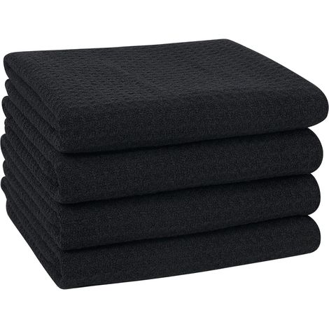 4 paños de microfibra 40x – felpa absorbente – limpieza de cocina (1/5)