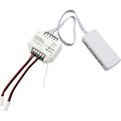 Siro PushPower Empfänger RGB 24 V/DC für RGB LED-Bänder, Memory-Funktion bis 80m