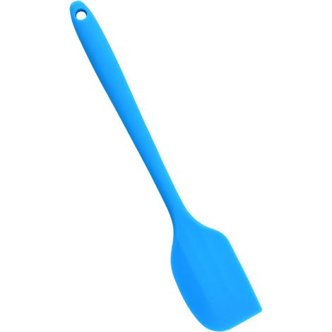 Silicone Spatula Food Grade High Heat Resistant Non Stick Spatula Kitchen Utensils Cookware for Cooking Baking Blue