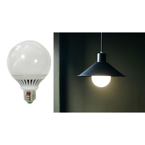 Lampadina LED Luce Naturale 15W 1150LM attacco E27 Globo Bulbo Latteo SOLAR (1/5)