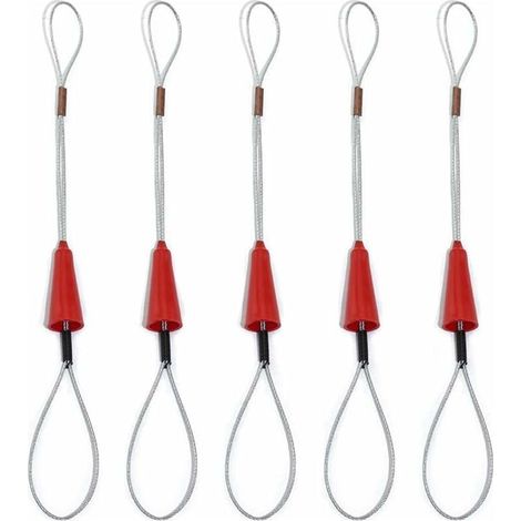 VURAHOME - Aiguille Tire-Fil Outil D'aide à L'installation De Câbles D'électricien Dispositif De Filetage De Câbles Traction De Fil D'outil De Fixation De Bande De Poisson,(5pcs) (1/5)