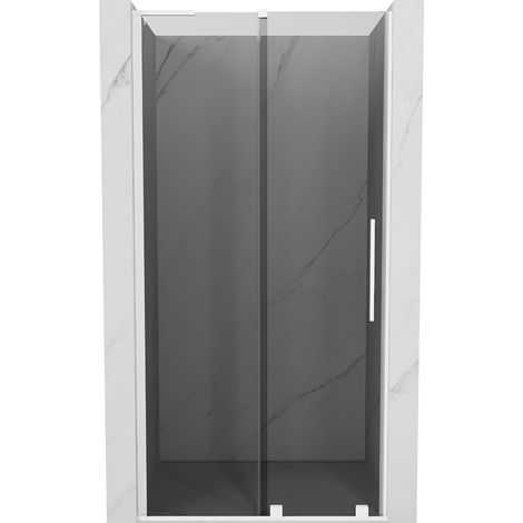 Mexen Velar L puertas de ducha correderas 90 cm, grafito, blanco - 871-090-003-41-20 (1/5)