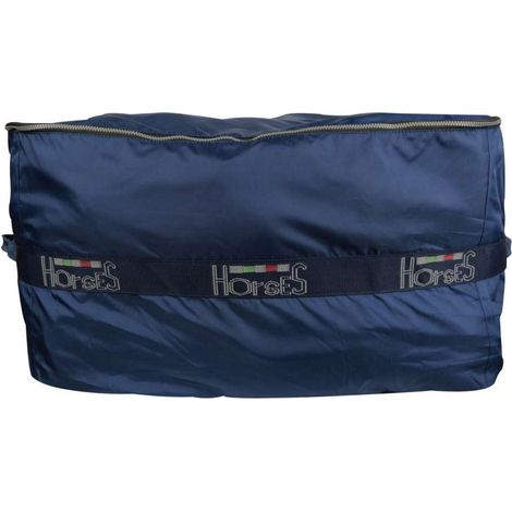 Blu - Borsa portacoperta in nylon con maniglie laterali modello Rugs Bag