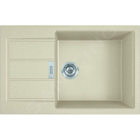 Franke Sirius 2.0 - Évier en tectonite S2D 611-78 XL, 780x500 mm, beige 143.0670.897 (1/3)