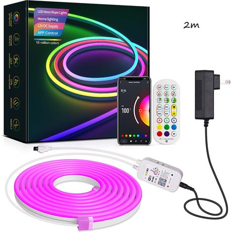 Néon Led Flexible - Contrôle Wifi Bluetooth - 216/324/540 Led - 2 m / 3 m / 5 m - Pour Décoration Intérieure (1/3)