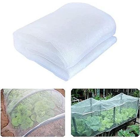 Filet Anti Insecte, 3 x 4 M Filet de Protection Anti-Insectes, Filet Anti Insecte Potager, Maille Fine Anti-Insecte en Maille, Filets pour Jardin, Filet Anti-Insectes pour légumes (1/5)