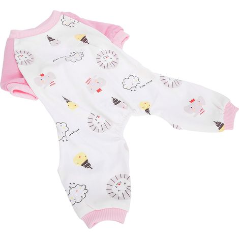 Combinaison printemps-été pour chien, vêtements doux en polyester, body à manches longues, taille M (1/5)