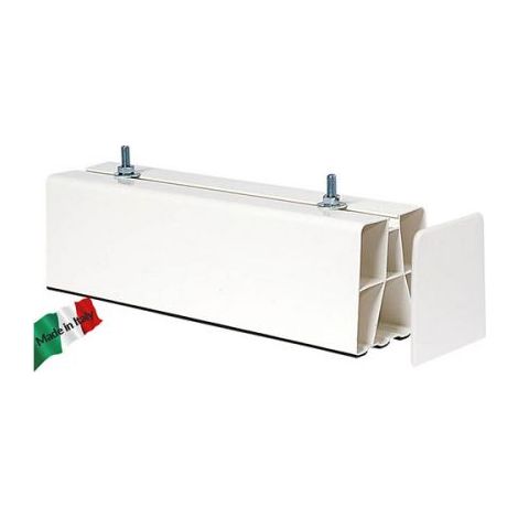 PLANCHER climatique BASE BLANC BI-EXTRUDÉ + CAPUCHONS 350 mm 2 PCS vecamco
