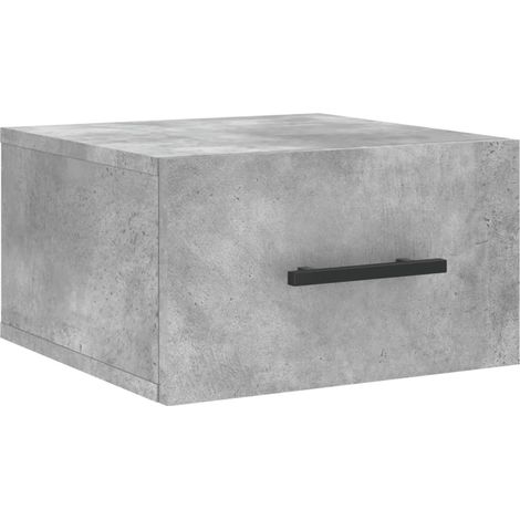 Maison Exclusive - Wand-Nachttisch Betongrau 35x35x20 cm