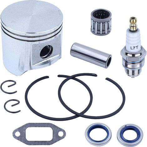 Adefol 48mm Piston Kit for Stihl MS180 018 Chainsaw Replacement Parts 11300302004 95030030311 96380031581 Oil Seal Muffler Gaske Circlip Ring Needle Bearing Pin Spark Plug (1/5)