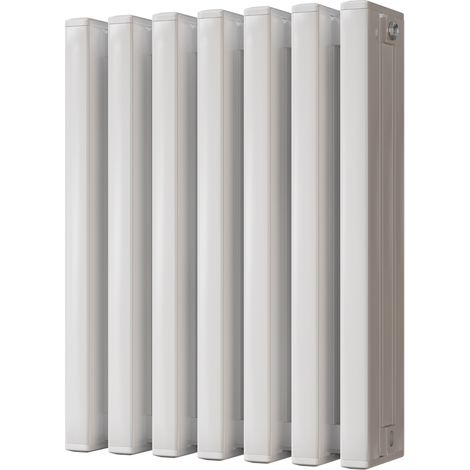 Temple - White Square Tube Column Radiator H600mm x W458mm