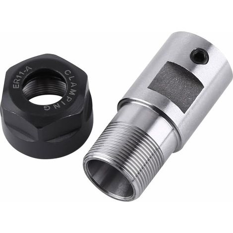 ER11 5mm Arbre de Moteur Mandrin de Moteur en Acier pour Machine de Fraisage Perceuse CNC (1/5)