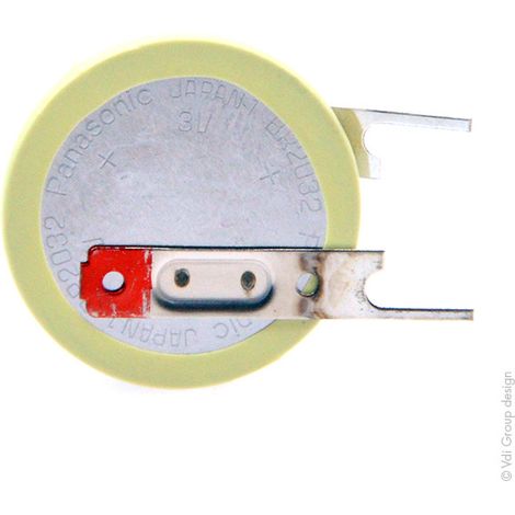 Panasonic - Pile bouton lithium BR2032/VCN PANASONIC 3V 190mAh (1/3)
