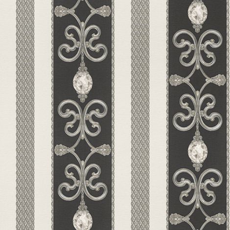 A.S. Creation Concerto 3 891334 Papiertapete Streifenoptik 0.53 m x 10.05 m Grau (1/5)