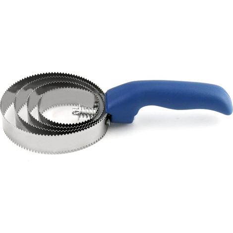 Etrille Double Face, Brosse Cheval, 4 Anneaux, avec Manche Soft Touch,idéal pour toiletter des chevaux ou d'autres animaux ou nettoyer vos couvertures. (1/5)