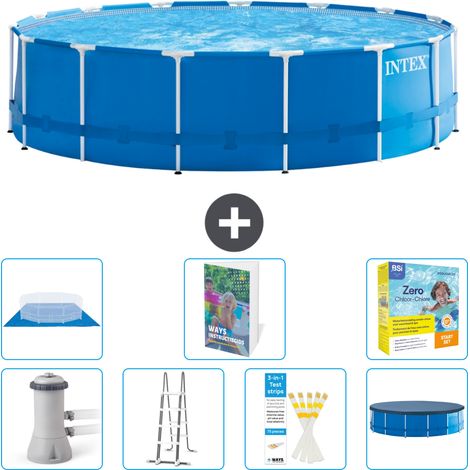 Intex Piscine Tubulaire Ronde - 457x122 cm - 8-pièces  S546