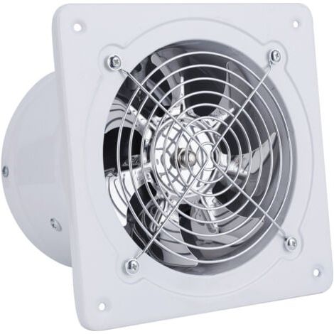 Ventilateur d'Extraction 6 Pouce Extracteur d'Air Ventilation Murale Silent Salle de Bain Garage Cuisine 40W 220 V Ventilo 600m³ / H Débit d'Air,Blanc (1/5)