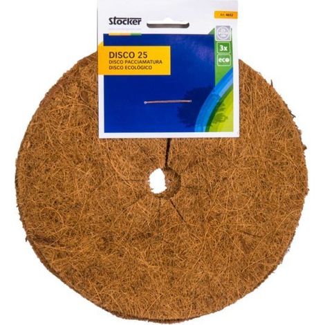 Stocker Disco pacciamatura in fibra di cocco Ø25 cm 3 pz