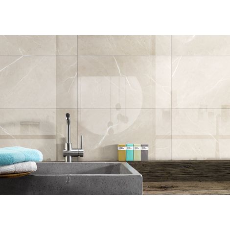Dalle murale PVC GLOSS FARO DUMAWALL, L.65 x l.37,5 cm, Ep.5 mm (1/5)