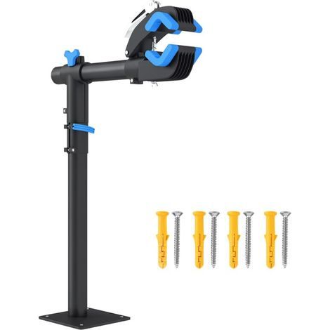 Support de réparation de vélo, réglable en hauteur, charge max. 25kg, montage entretien reparation VTT, vélo de route (1/5)