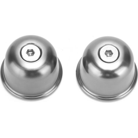 Lenkerendkappe, robuste CNC-gefräste Lenkerkappe aus Aluminiumlegierung, stilvolles Design für Motorräder (B grau) (1/5)