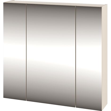 Spiegelschrank 80 cm breit in Beige AQUINO-140 (1/4)