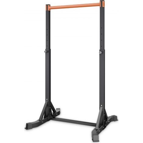 Klimmzugstange tragbare Klimmzugstation Power Dip Station mit 150 kg Tragkraft, freistehend mit H-Rahmenkonstruktion & Stahlrohr, 8-fach höhenverstellbar, Training von Armen Rücken Brust (1/5)