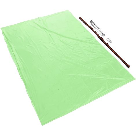 Hamac balançoire élastique pour enfants 100 x 280 cm, utilisable à l'intérieur comme à l'extérieur (vert). (1/5)