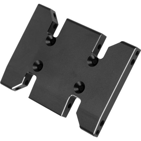 Plaque de protection de boîte de vitesses professionnelle en alliage d'aluminium haute résistance pour voiture RC SCX10 PRO - Accessoires noirs (1/5)