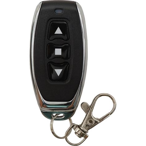 Control remoto inalámbrico DieseRC 1527 con código de aprendizaje y llavero, 433 MHz, 3 botones para usar con el receptor DieseRC. (1/5)