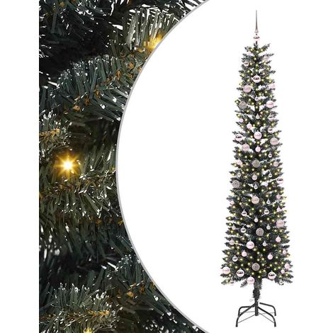 Sapin de Noël  Arbre de Noël artificiel Vert 240 cm PVC, plastique et acier (1/5)