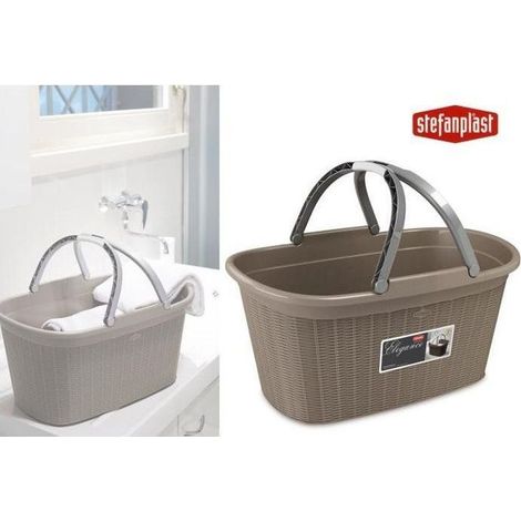 STEFANPLAST ELEGANCE 3863300 PANIER, PLASTIQUE, TAUPE, 38 X 58 X 28 CM STEFANPLAST S.P.A. 30201