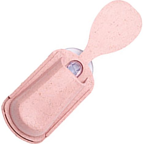 Multifunktionales Aufbewahrungsregal für Reislöffel, Reiskocher, Seitenlöffelhalter, rosa Küchenutensil (1/5)