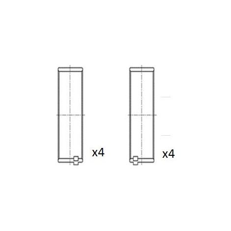 Coussinet de tête de bielle FAI AutoParts BB2027-050 MINI 11247798085