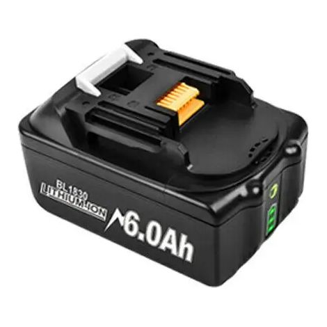Remplacement de batterie Li-ion pour Makita, 18V 6.0Ah, BL1860 B BL1830 BL1850, 1 PCS 6.0, 1 ensemble 6.0 (1/5)