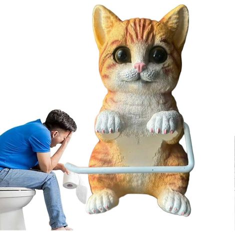 Distributeur de papier toilette mural en acier inoxydable SUS 304, design moderne (1/5)