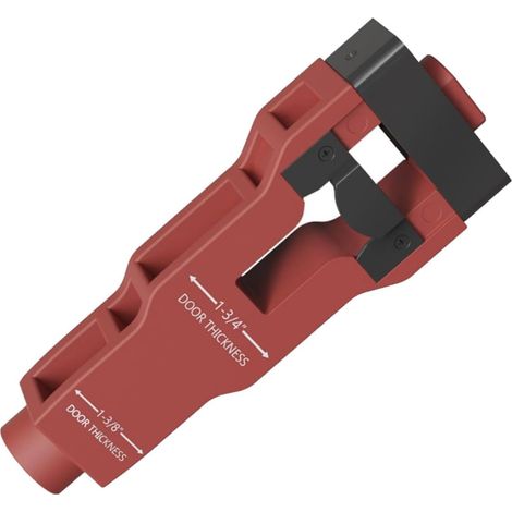 Loquets de porte - Outil d'installation de mortaise pour portes en bois - Perforatrice pour burinage - Remplacement professionnel de porte (1/5)