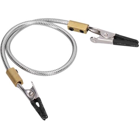 herramienta de soldadura, tercera mano ajustable, 2 abrazaderas, acero aleado, para reparación electrónica. (1/5)