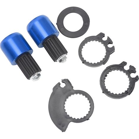 2 Levier de Frein Moto 22mm Maitre-Cylindre Guidon Pour Scooter Moto Sport Route Quad Bleu (1/5)
