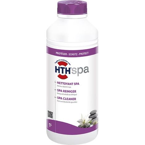 hth Spa Reiniger 1 L (1000 ml) reinigt und entkalkt für Whirlpools und Spas