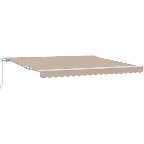 Store beige, 400 x 350 cm, en polyester et métal. (1/5)