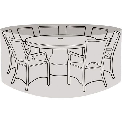 Furniture Cover 300 cm For 8 Seater Round Furniture Set Garland