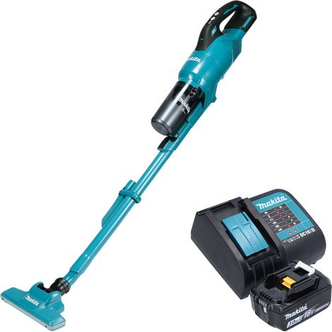 Aspiradora con batería Makita DCL 286 FSF 18 V 0,25 l sin escobillas + 1 batería de 3,0 Ah + cargador (1/5)
