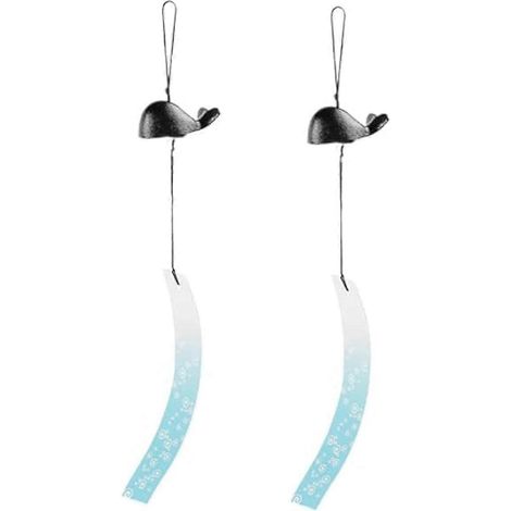 Carillons éoliens en fonte, style japonais, pour l'extérieur. Carillons éoliens à sonorité grave pour l'extérieur. Carillons éoliens à rythmes naturels. (1/4)
