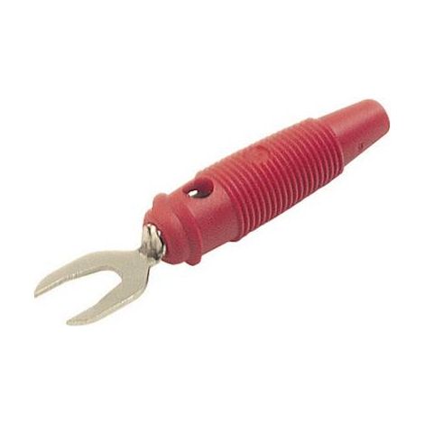 Cosse fourche avec repiquage banane Ø de la broche: 4 mm Hirschmann Test & Measurement KB 2 93058410 (1/2)