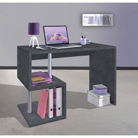 Scrivania design moderno grigio report - ESSE office desk 100 (1/3)